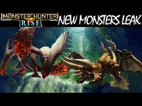 Monster Hunter Rise NEW MONSTERS LEAK GAMEPLAY (Again) Nintendo Switch モンスターハンターライズ 新しいモンスターとエリアリーク