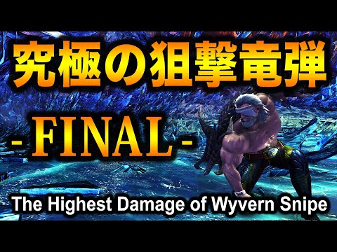 【MHWI】出るか最高ダメージ！？究極の狙撃竜弾 FINAL / Final Challenge The Highest Damage of Wyvern Snipe【アイスボーン】