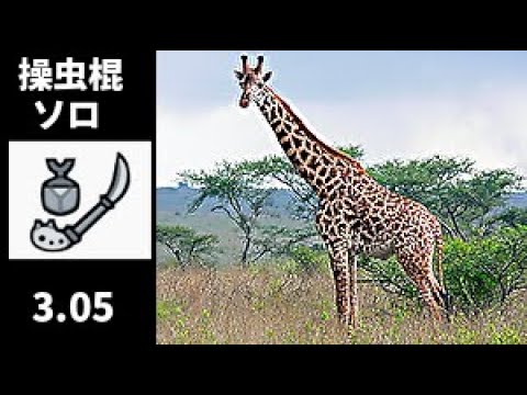 【MHWI】キリン 操虫棍 ソロ 3’05″63 /Kirin Insect glaive solo