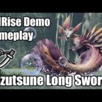 MHRise Mizutsune Long Sword gameplay (Early Access Demo)