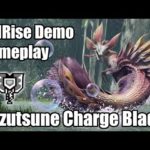 MHRise Mizutsune Charge Blade gameplay (Early Access Demo)