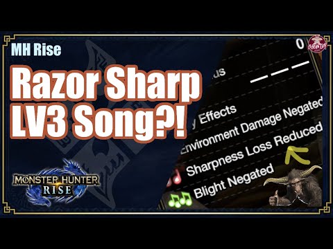 MHRise | Razor Sharp LV3 Song?!